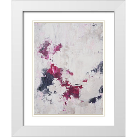 A perfect day 1 White Modern Wood Framed Art Print with Double Matting by Wattre, Francoise