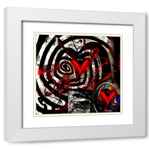 Lovt White Modern Wood Framed Art Print with Double Matting by Baco, Velibor