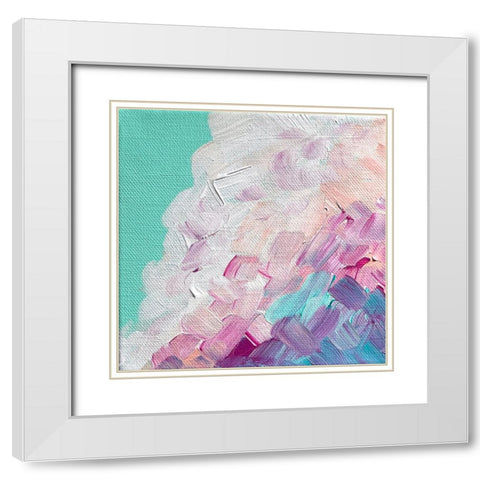 Daydream White Modern Wood Framed Art Print with Double Matting by Key and Sea
