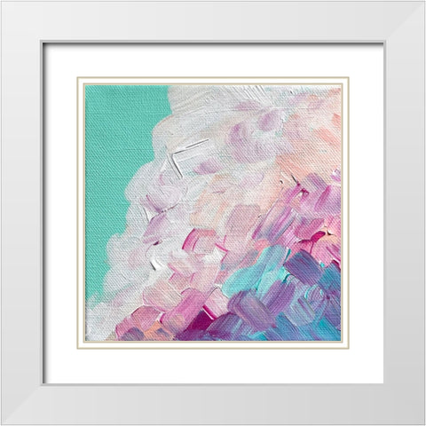 Daydream White Modern Wood Framed Art Print with Double Matting by Key and Sea
