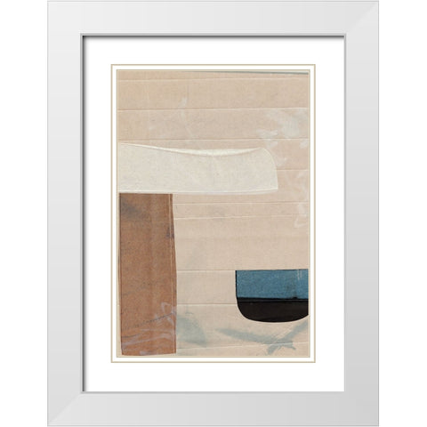 Sauna White Modern Wood Framed Art Print with Double Matting by Hobday, Dan