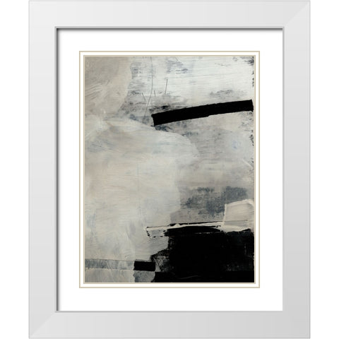 Forever White Modern Wood Framed Art Print with Double Matting by Hobday, Dan