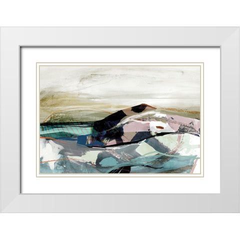 Elevation White Modern Wood Framed Art Print with Double Matting by Hobday, Dan