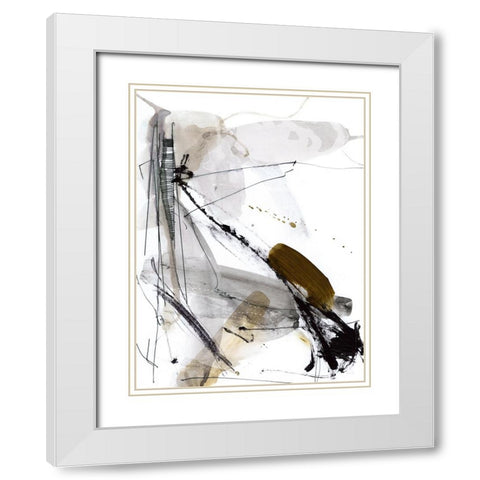 Lighthouse White Modern Wood Framed Art Print with Double Matting by Hobday, Dan