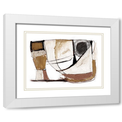 Sailing White Modern Wood Framed Art Print with Double Matting by Hobday, Dan