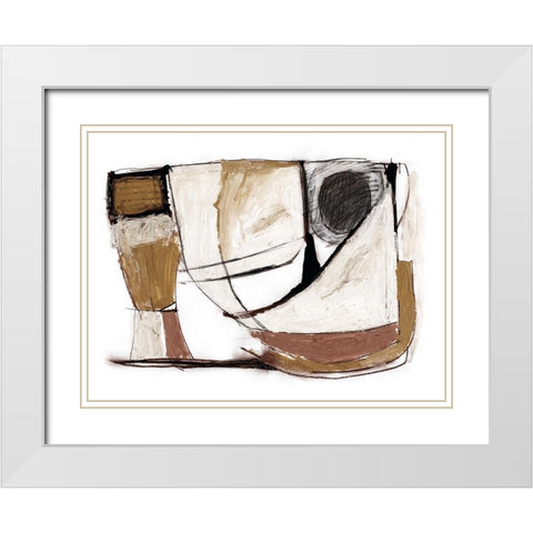Sailing White Modern Wood Framed Art Print with Double Matting by Hobday, Dan