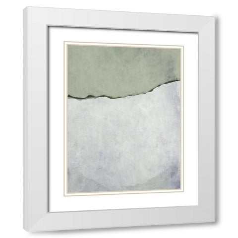 Divided White Modern Wood Framed Art Print with Double Matting by Hobday, Dan