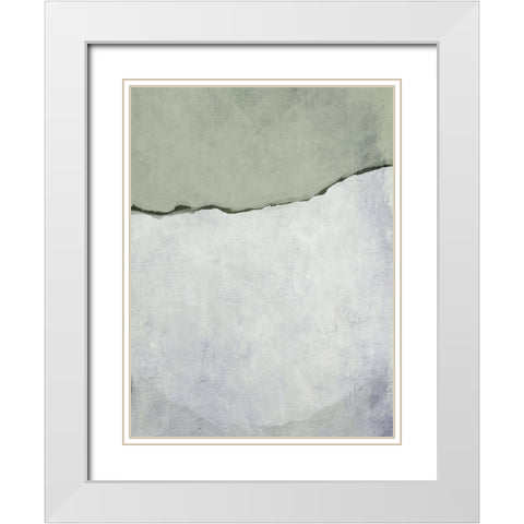 Divided White Modern Wood Framed Art Print with Double Matting by Hobday, Dan
