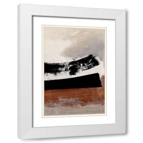 On Deck White Modern Wood Framed Art Print with Double Matting by Hobday, Dan
