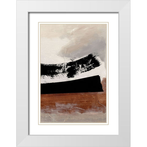 On Deck White Modern Wood Framed Art Print with Double Matting by Hobday, Dan