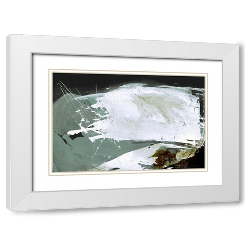 Open Sea White Modern Wood Framed Art Print with Double Matting by Hobday, Dan