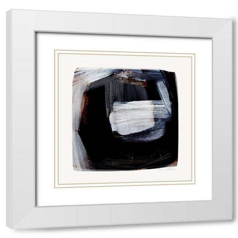 Trapped White Modern Wood Framed Art Print with Double Matting by Hobday, Dan