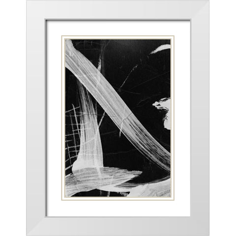 Sinking No2 White Modern Wood Framed Art Print with Double Matting by Hobday, Dan