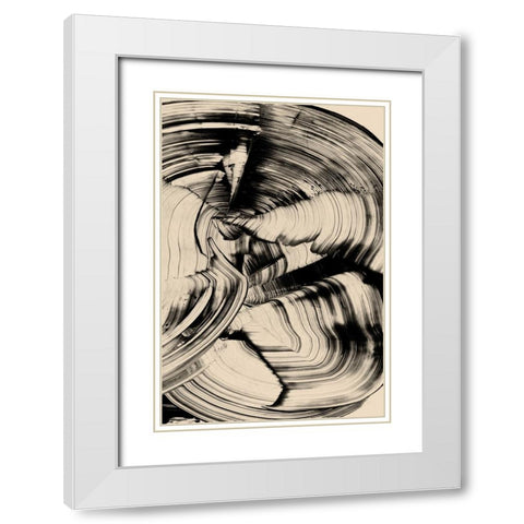 Tornado White Modern Wood Framed Art Print with Double Matting by Hobday, Dan