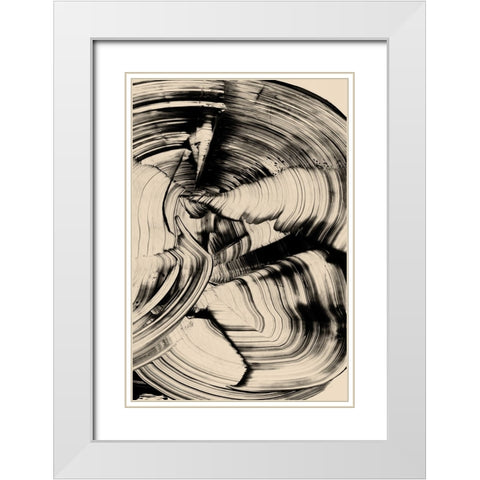 Tornado White Modern Wood Framed Art Print with Double Matting by Hobday, Dan