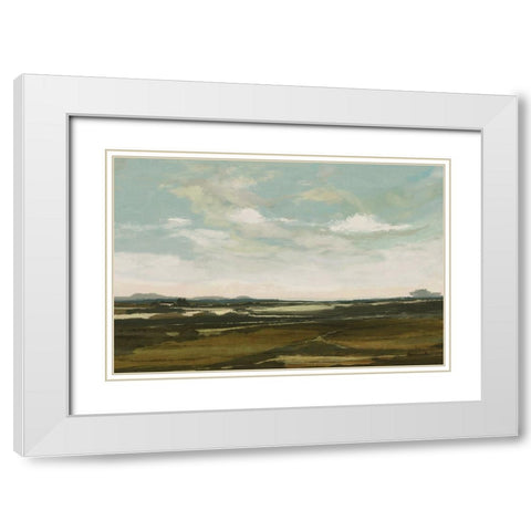 Landscape White Modern Wood Framed Art Print with Double Matting by Hobday, Dan