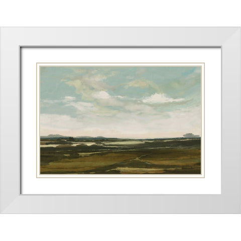 Landscape White Modern Wood Framed Art Print with Double Matting by Hobday, Dan
