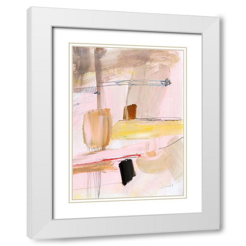 Summer Dream White Modern Wood Framed Art Print with Double Matting by Hobday, Dan