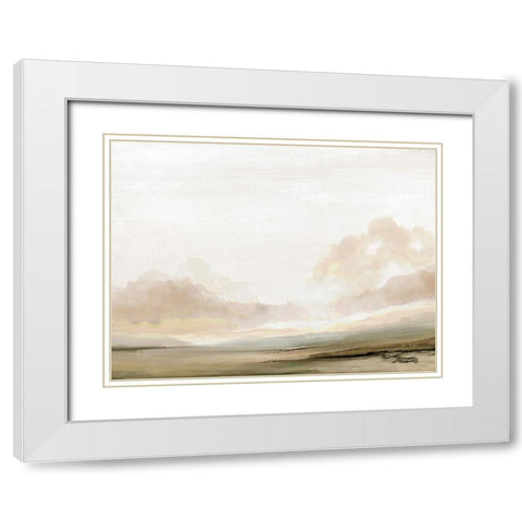 The South White Modern Wood Framed Art Print with Double Matting by Hobday, Dan