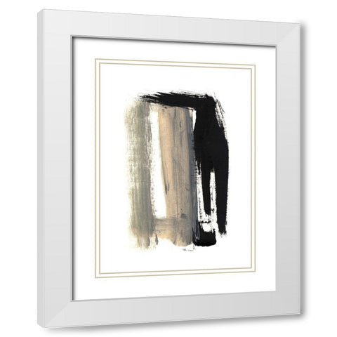Alley White Modern Wood Framed Art Print with Double Matting by Hobday, Dan