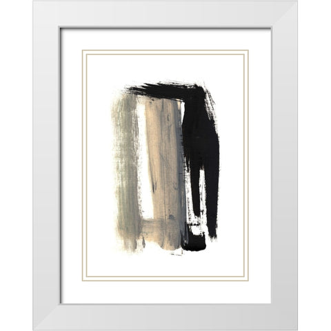 Alley White Modern Wood Framed Art Print with Double Matting by Hobday, Dan