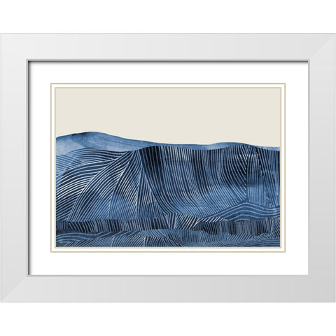 Harvest White Modern Wood Framed Art Print with Double Matting by Hobday, Dan