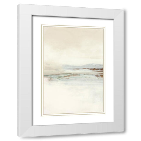 Set White Modern Wood Framed Art Print with Double Matting by Hobday, Dan