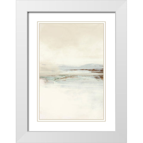 Set White Modern Wood Framed Art Print with Double Matting by Hobday, Dan