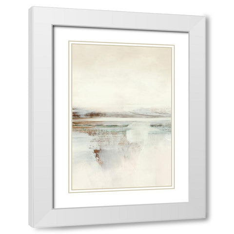 Set No2 White Modern Wood Framed Art Print with Double Matting by Hobday, Dan