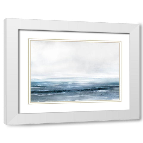 Water White Modern Wood Framed Art Print with Double Matting by Hobday, Dan