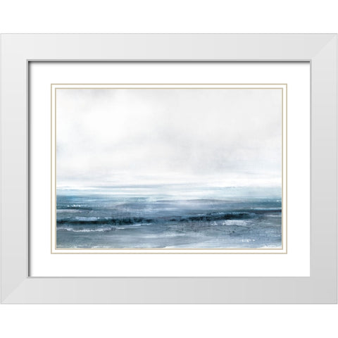 Water White Modern Wood Framed Art Print with Double Matting by Hobday, Dan