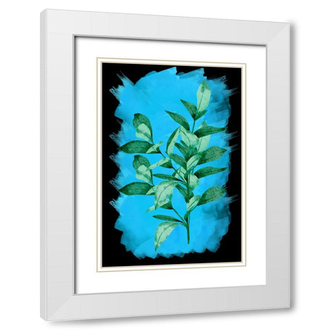 Bay leaf plant White Modern Wood Framed Art Print with Double Matting by Abdel Aal, Hussein