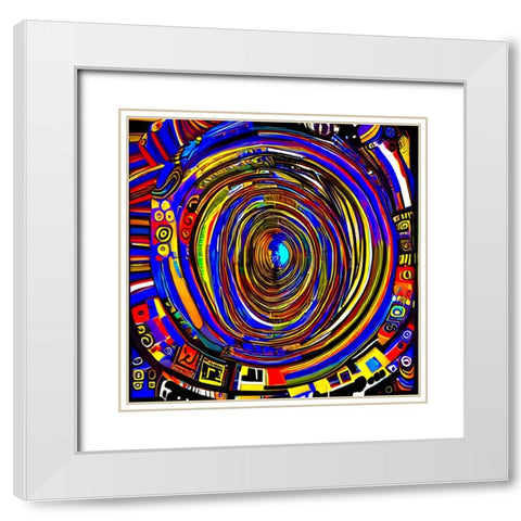 IT1 White Modern Wood Framed Art Print with Double Matting by Baco, Velibor