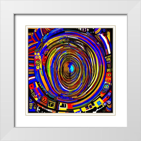 IT1 White Modern Wood Framed Art Print with Double Matting by Baco, Velibor