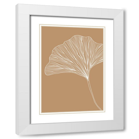 Untitled White Modern Wood Framed Art Print with Double Matting by Boulova, Veronika