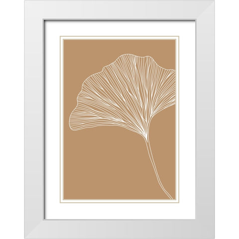 Untitled White Modern Wood Framed Art Print with Double Matting by Boulova, Veronika