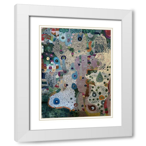Mirrors and Space White Modern Wood Framed Art Print with Double Matting by Loebelsohn, Alise