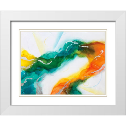 Adaptive Optics White Modern Wood Framed Art Print with Double Matting by Storms, Alyson