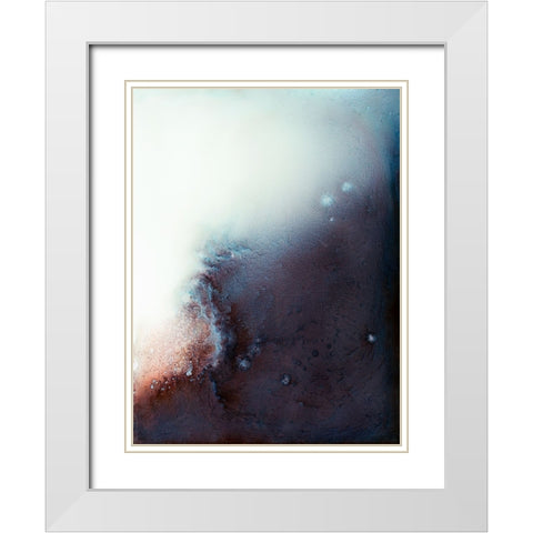 Ascension White Modern Wood Framed Art Print with Double Matting by Storms, Alyson