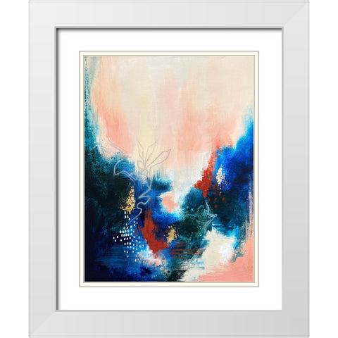 Botanical Vision Part B White Modern Wood Framed Art Print with Double Matting by Storms, Alyson