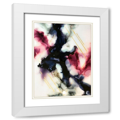 Dark Matter Awoken White Modern Wood Framed Art Print with Double Matting by Storms, Alyson