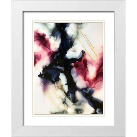 Dark Matter Awoken White Modern Wood Framed Art Print with Double Matting by Storms, Alyson