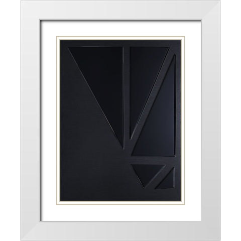 Dark White Modern Wood Framed Art Print with Double Matting by Storms, Alyson