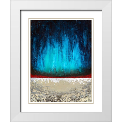 Formation White Modern Wood Framed Art Print with Double Matting by Storms, Alyson