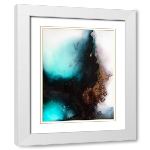 Fortune White Modern Wood Framed Art Print with Double Matting by Storms, Alyson