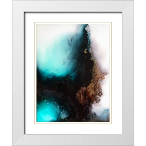 Fortune White Modern Wood Framed Art Print with Double Matting by Storms, Alyson