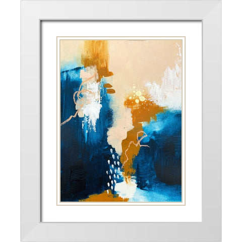 Harvest Reflections 1 White Modern Wood Framed Art Print with Double Matting by Storms, Alyson