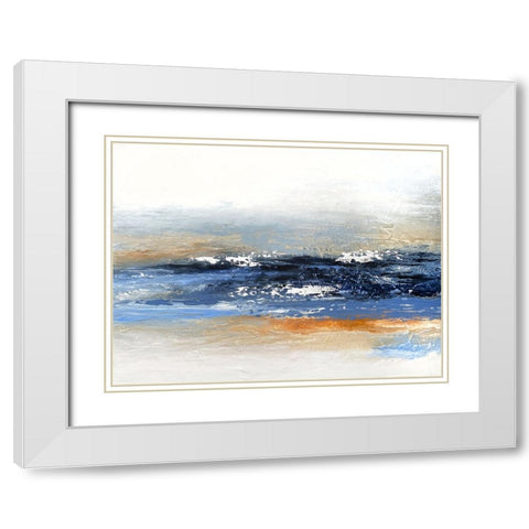 La Push White Modern Wood Framed Art Print with Double Matting by Storms, Alyson