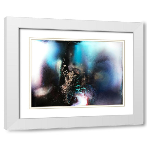 Mixtus White Modern Wood Framed Art Print with Double Matting by Storms, Alyson