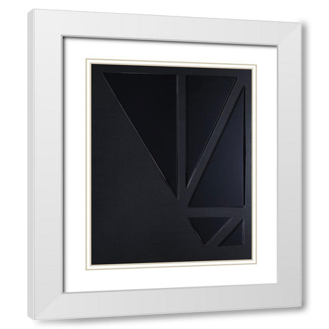 Oscura White Modern Wood Framed Art Print with Double Matting by Storms, Alyson